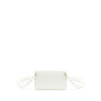 Chanel Grant Pearl Crush Mini Crossbody Bag Lambskin White LGHW