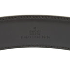 Gucci GG Buckle Leather Belt White Size90