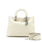 Dior Diorissimo Tote Bag White Multicolour Hardware