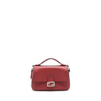 Fendi Micro Monster Baguette Bag red SHW