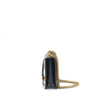 Gucci GG Flap Bag Box Calfskin Black GHW