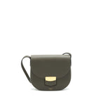 Celine Small Trotteur bag grained calfskin Olive green