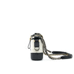 CHANEL SMALL GABRIELLE HOBO BAG WHITE/ BLACK