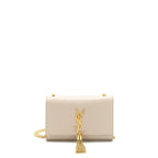 Saint Laurent kate Bag with Tassel beige GHW