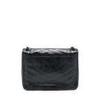 Saint Laurent Medium Niki Bag crinkled Vintage so black