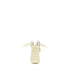 Dior Mini Lady Dior Himalayan Crocodile White SHW