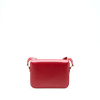 Celine Medium Classique Triomphe Bag Shiny Calfskin Red