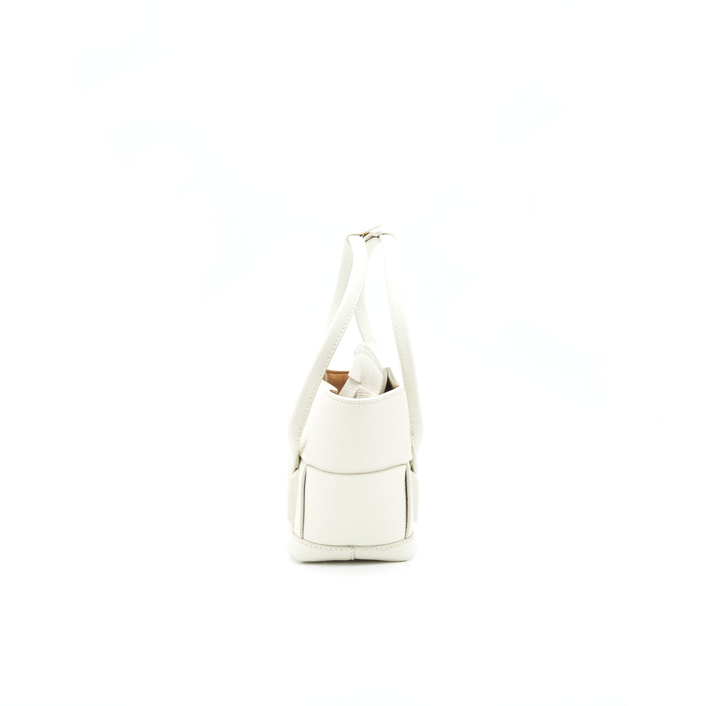 BOTTEGA VENETA MINI ARCO BAG WHITE