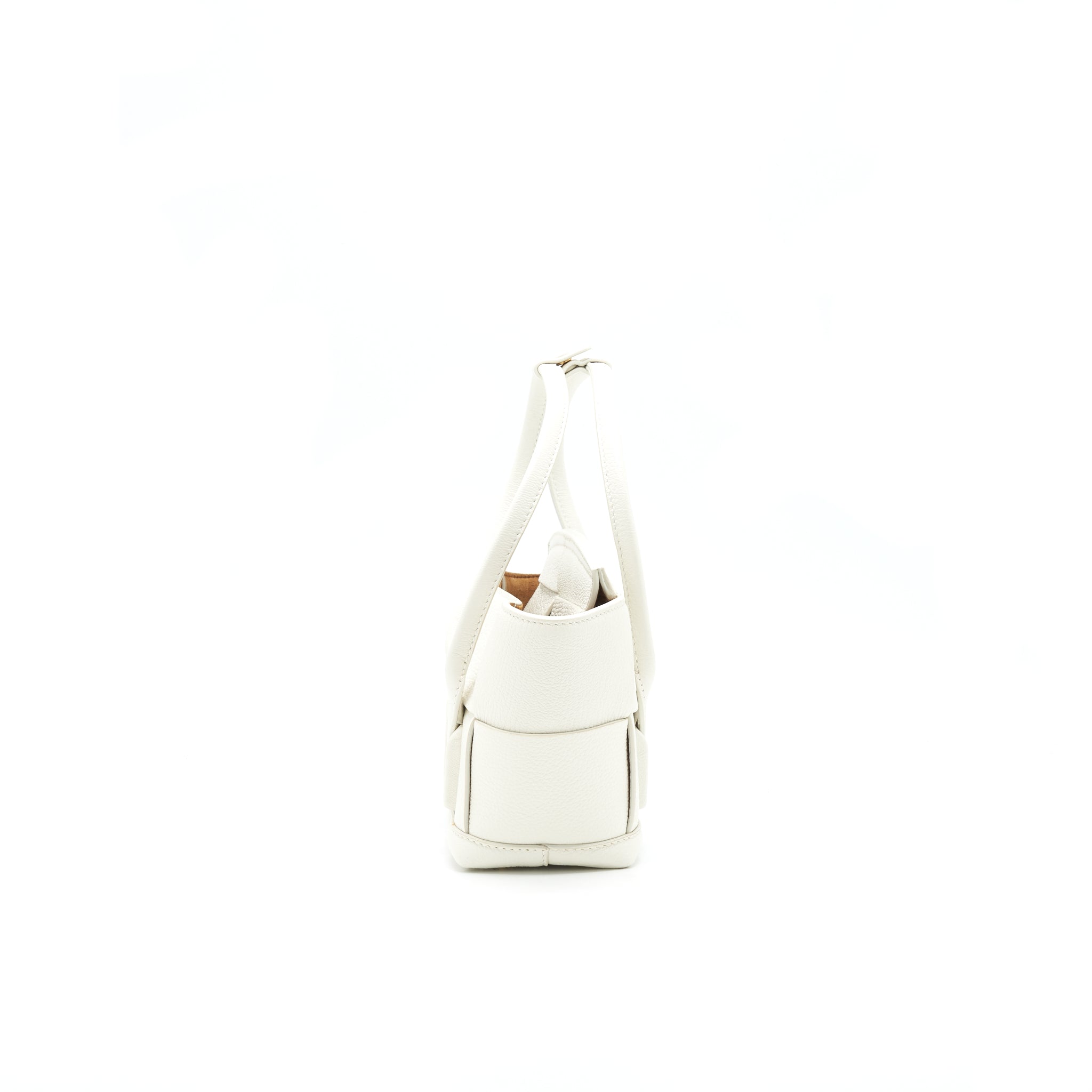 BOTTEGA VENETA MINI ARCO BAG WHITE