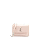 Saint Laurent Medium Sunset Chain Bag Calfskin Light Pink SHW