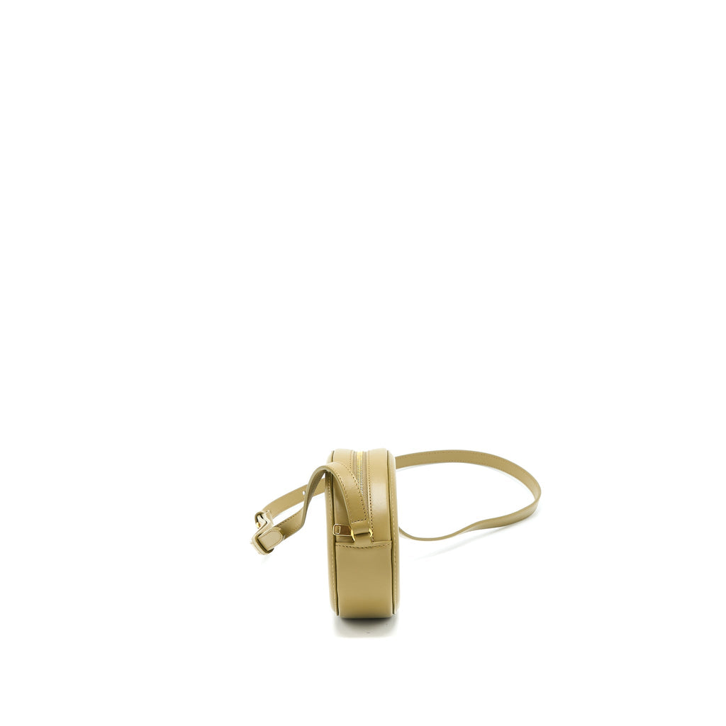 Celine Crossbody Oval Purse Calfskin Olive