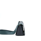 Celine Frame Bag Calfskin Navy/Dark Green