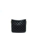 Chanel 22S Pearl Crush Hobo Bag Lambskin Black GHW (Microchip)