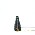 Chanel 22S Pearl Crush Hobo Bag Lambskin Black GHW (Microchip)