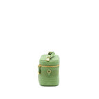 Dior Small Diortravel Vanity Case Cannage Lambskin Green GHW