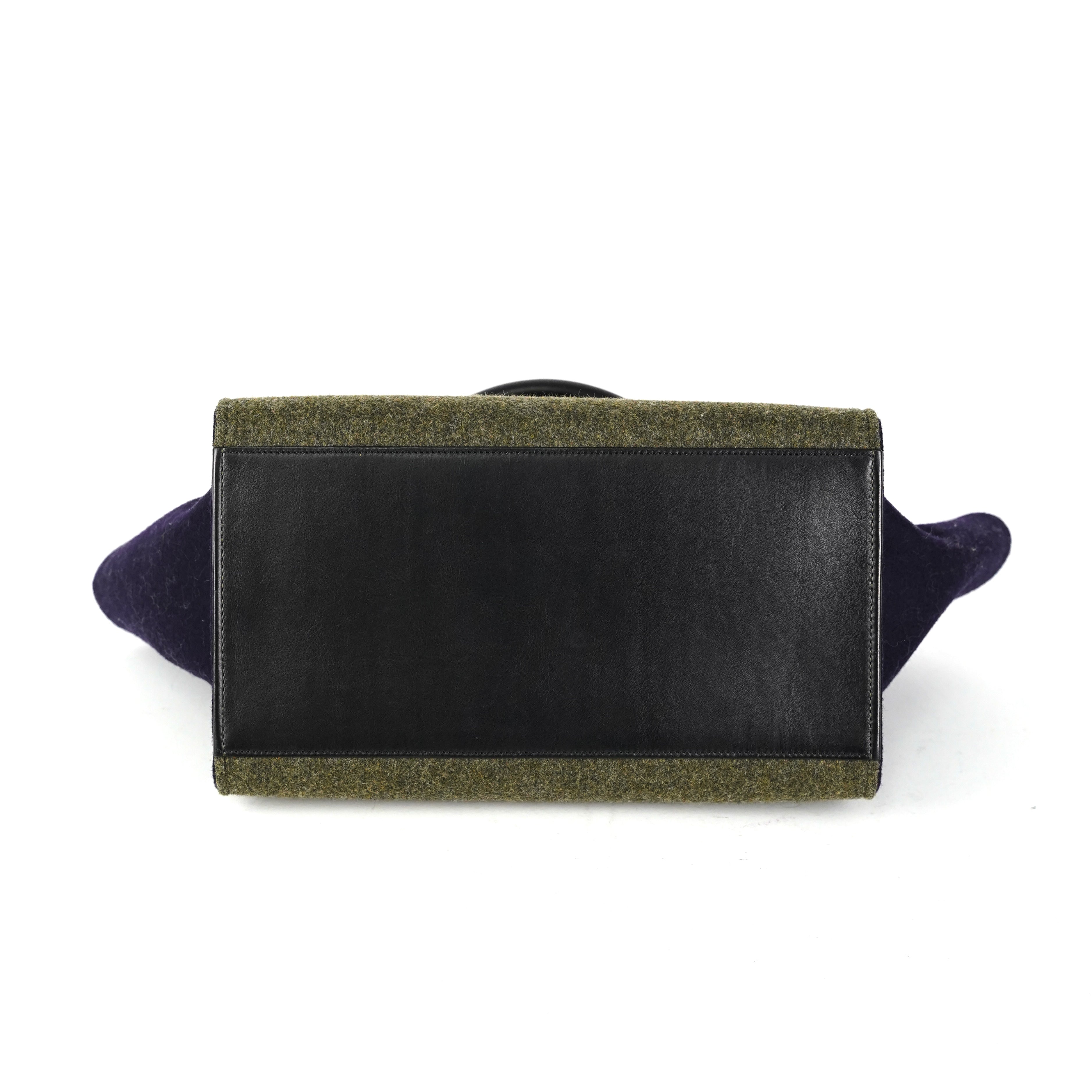 Celine Trapeze Khaki and Navy Bag