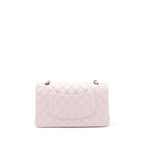 Chanel Medium Classic Double Flap Bag 21S Caviar Light Pink LGHW