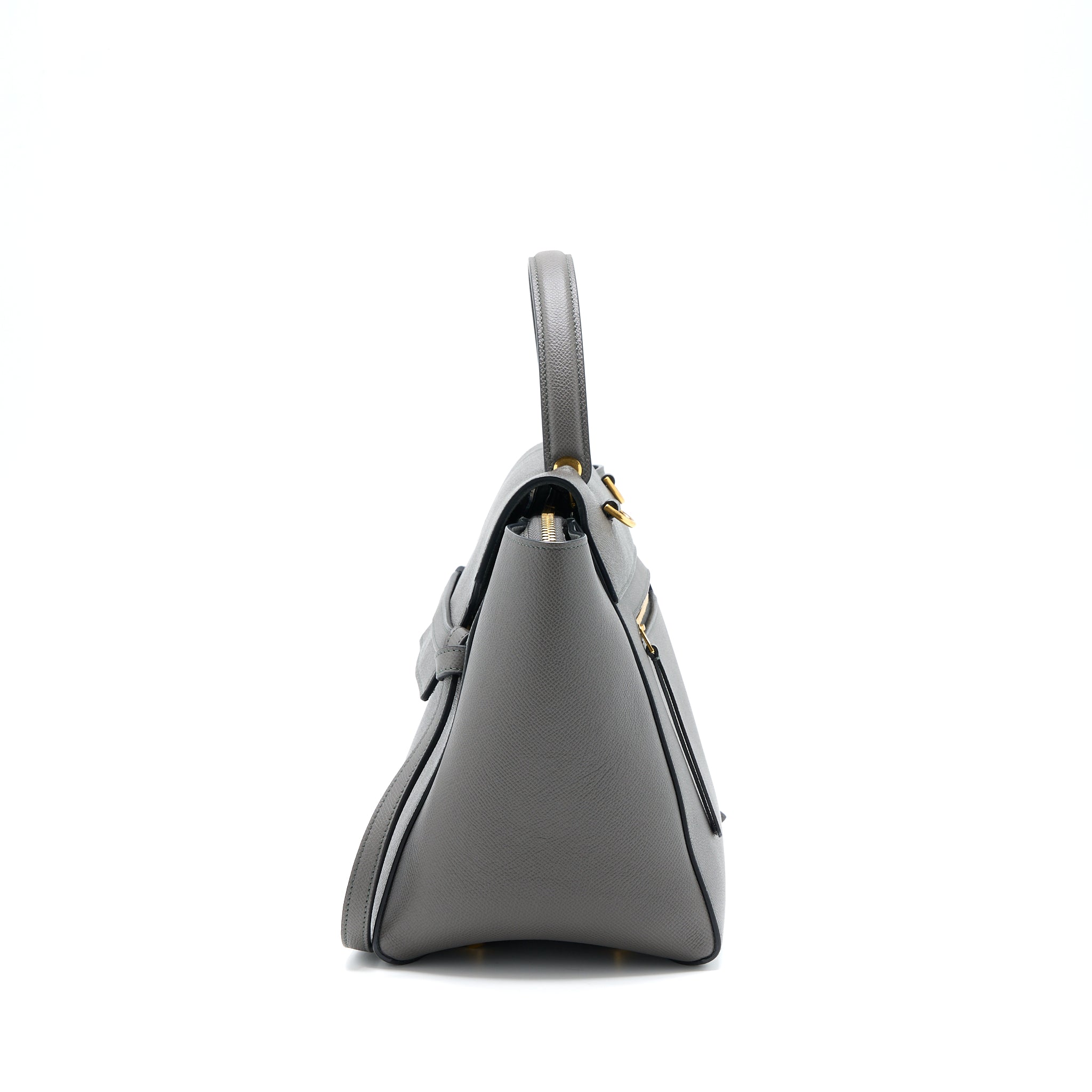 Celine Mini Belt Bag Grained Calfskin Grey