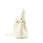 Gucci Bucket Bag White GHW