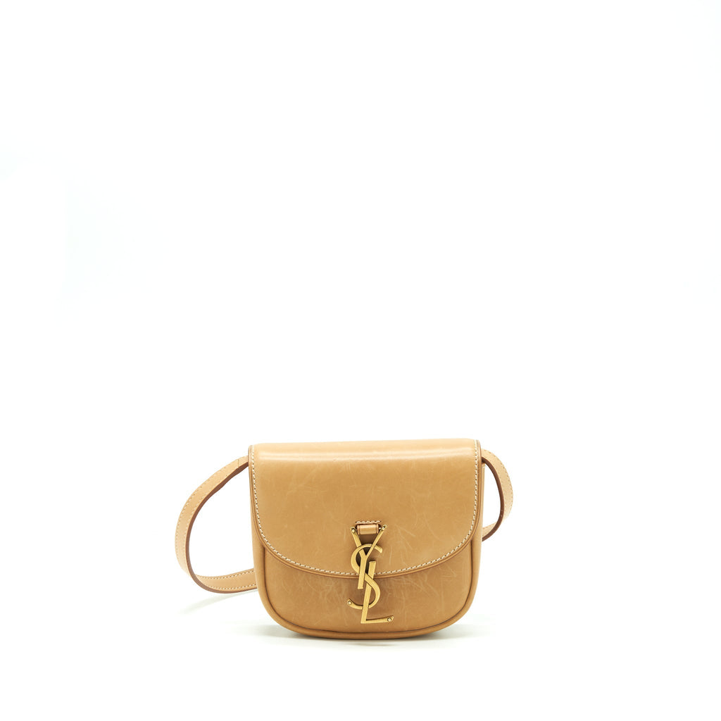 Saint Laurent/YSL Vintage Kaia Bag Calfskin Tan GHW