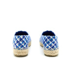 Chanel Espadrilles Size38 Black/Blue Tweed