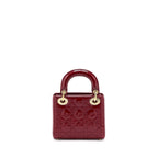Dior Mini Lady Dior Patent Red GHW