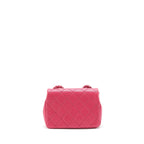 Chanel Mini Square Caviar Pink in Pink Hardware