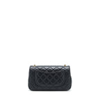Chanel Pearl Crush Mini Rectangular Flap Bag Lambskin Black GHW (Microchip)
