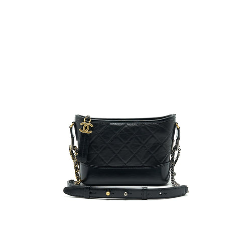 Chanel Small Black Gabrielle Hobo Bag
