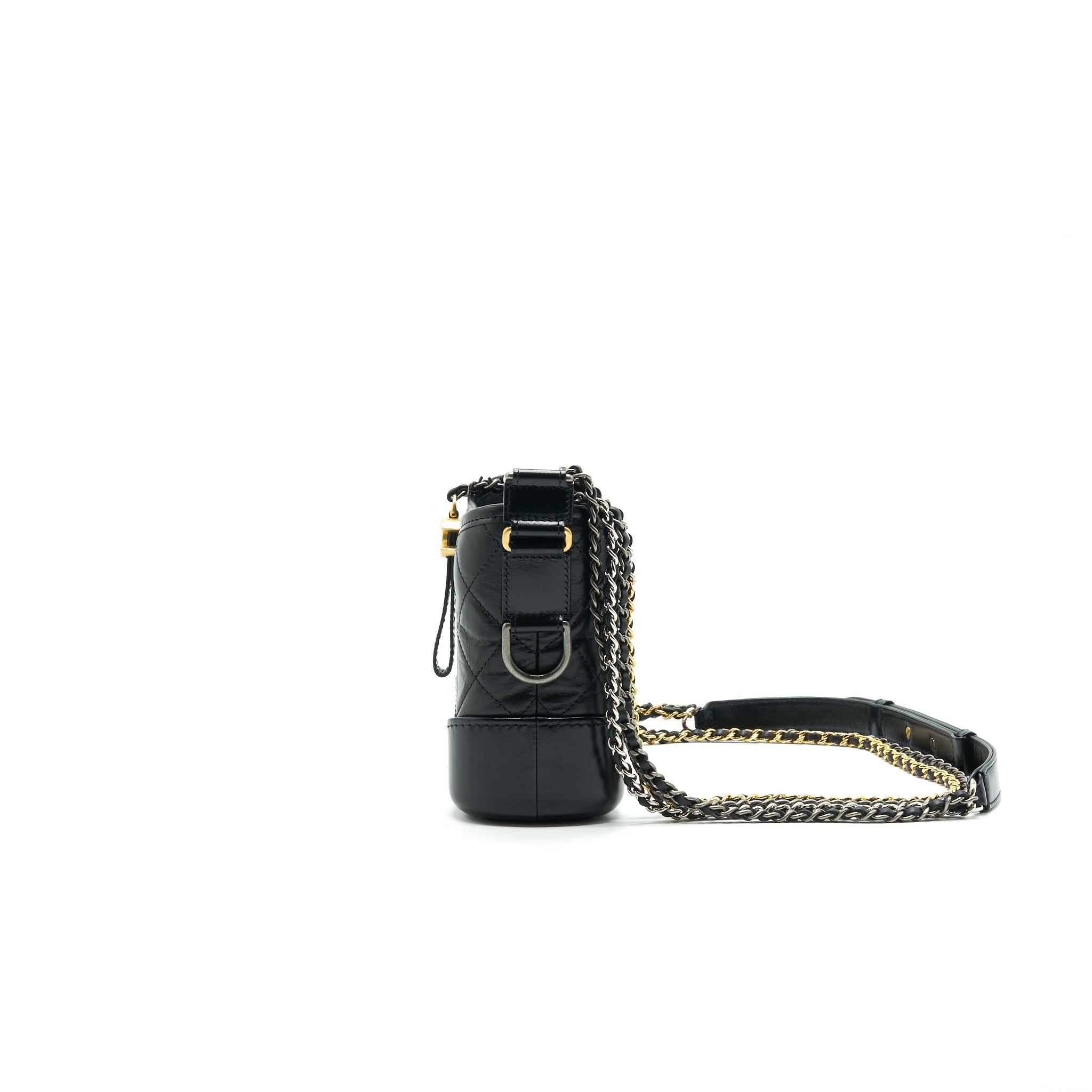 Chanel Small Black Gabrielle Hobo Bag