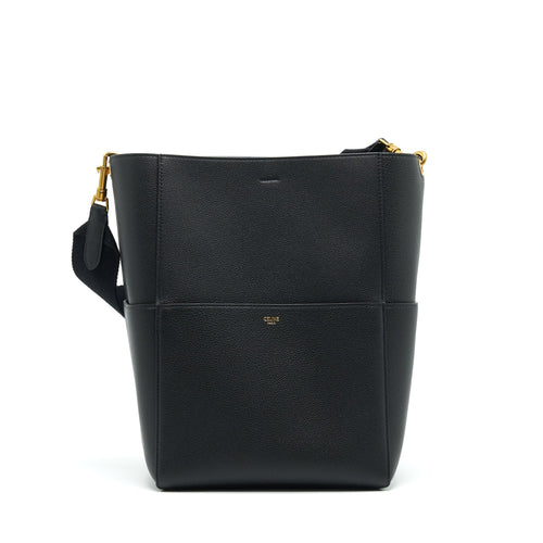 Celine Sangle Bucket Bag Black With