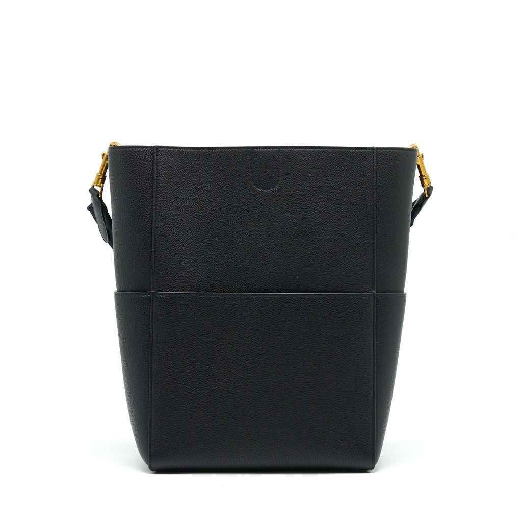 Celine Sangle Bucket Bag Black With