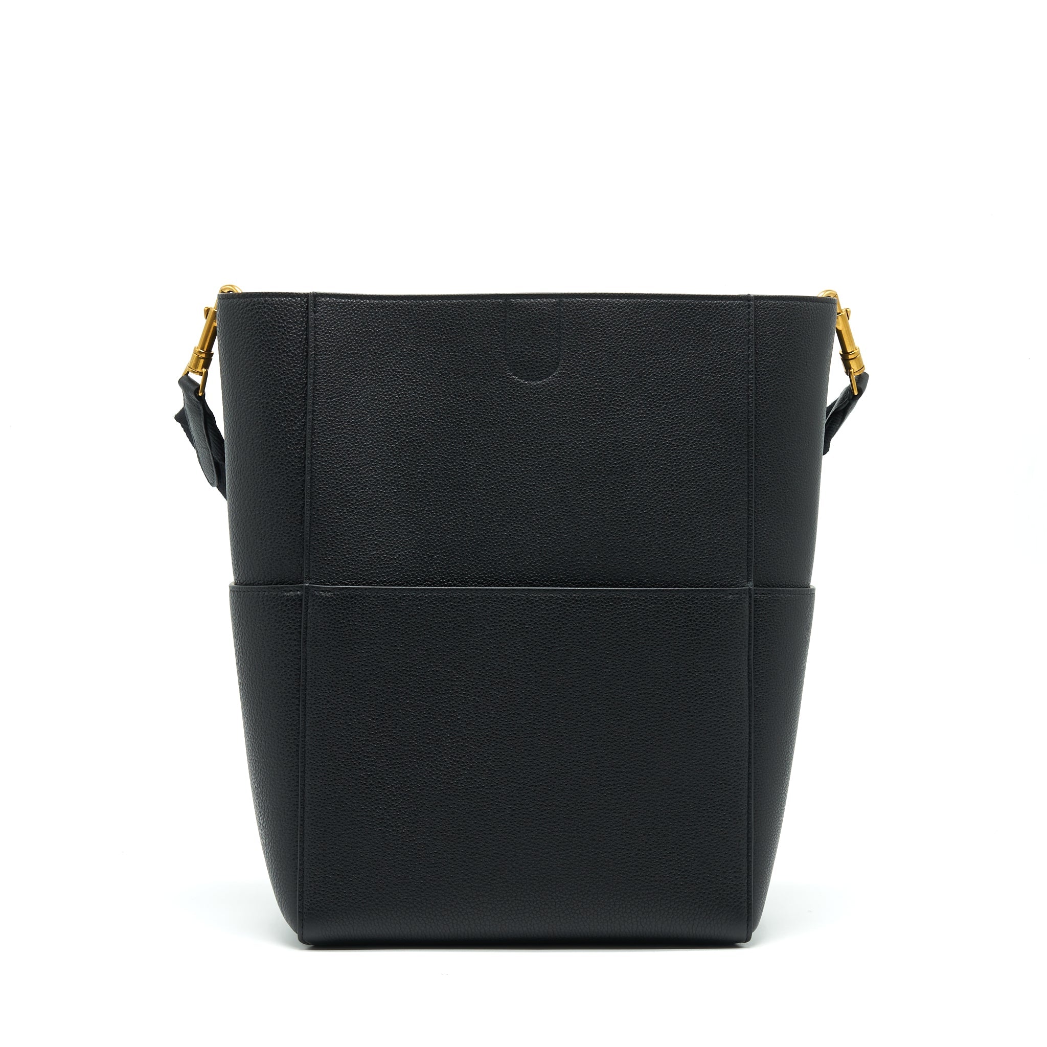 Celine Sangle Bucket Bag Black With