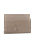 CHRISTIAN DIOR Diorama Cannage Leather Card Holder Light Beige