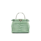 FENDI CROCODILE PEEKABOO ICONIC MINI MINT GREEN