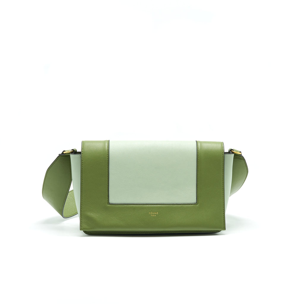 Celine Frame Bag Shoulder Bag Green