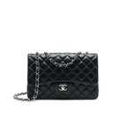 Chanel Single Flap jumbo Bag Lambskin Black SHW