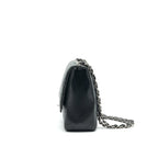 Chanel Single Flap jumbo Bag Lambskin Black SHW