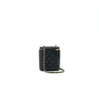 Chanel Long Vanity on Chain Caviar Black LGHW