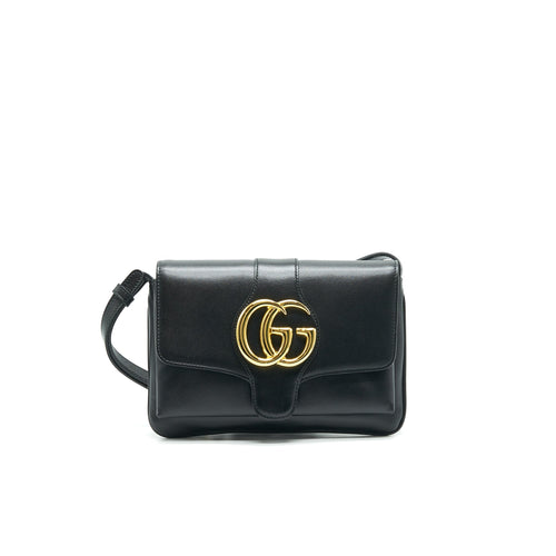 Gucci Arli Small Shoulder Bag Black GHW