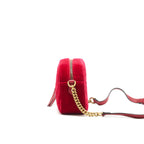 Gucci Marmont Valvet Camera Bag Red