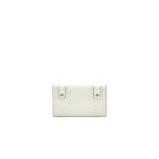 Dior Grained Calfskin Saddle Belt Pouche White GHW