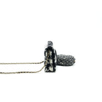 Chanel Houndstooth Tweed Wallet On Chain Black/ White