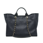 Chanel Medium Deauville Tote In Black GHW