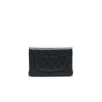 Chanel Caviar Wallet on Chain Black SHW