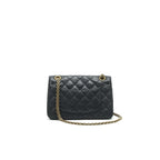 Chanel Small 2.55 Handbag Black GHW Serial 23