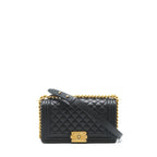 Chanel Medium leboy black Caviar GHW
