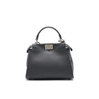 Fendi Peekaboo Iconic Mini Grey SHW
