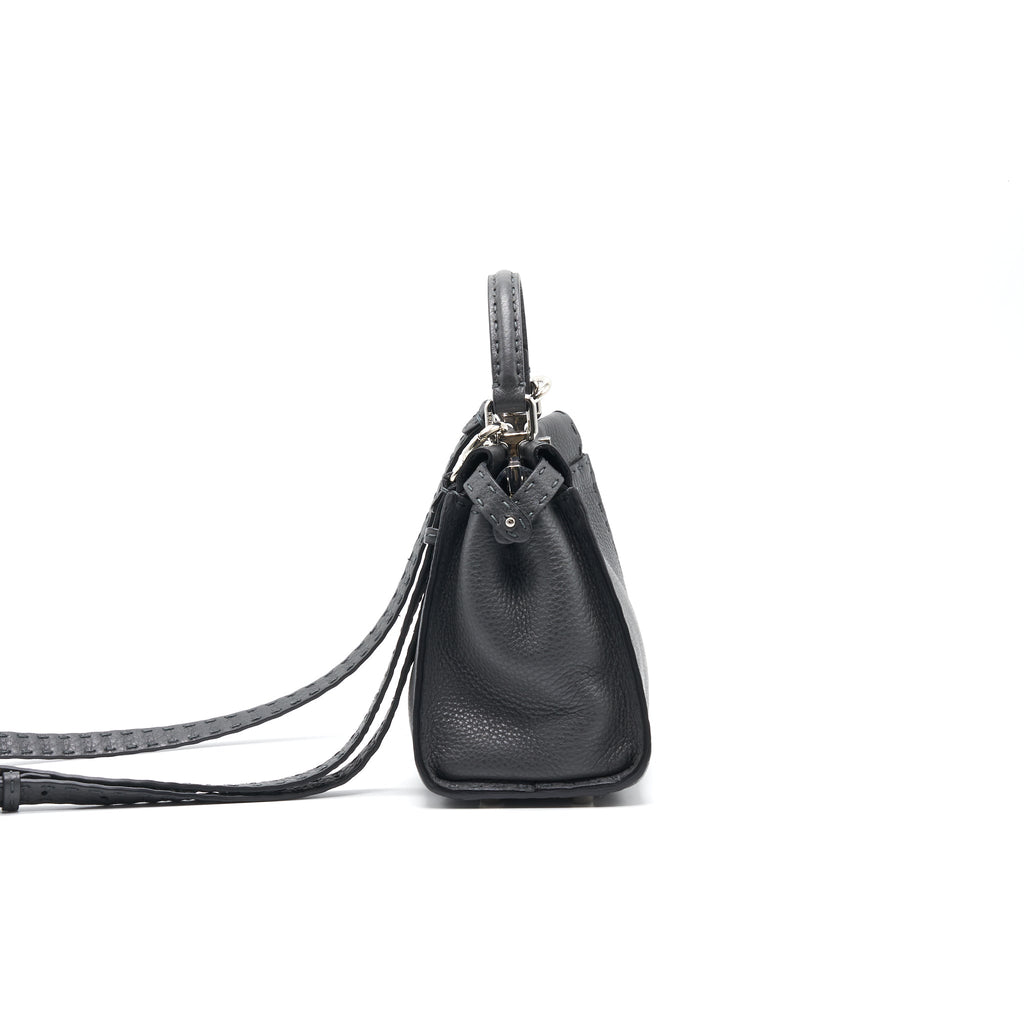 Fendi Peekaboo Iconic Mini Grey SHW