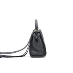 Fendi Peekaboo Iconic Mini Grey SHW